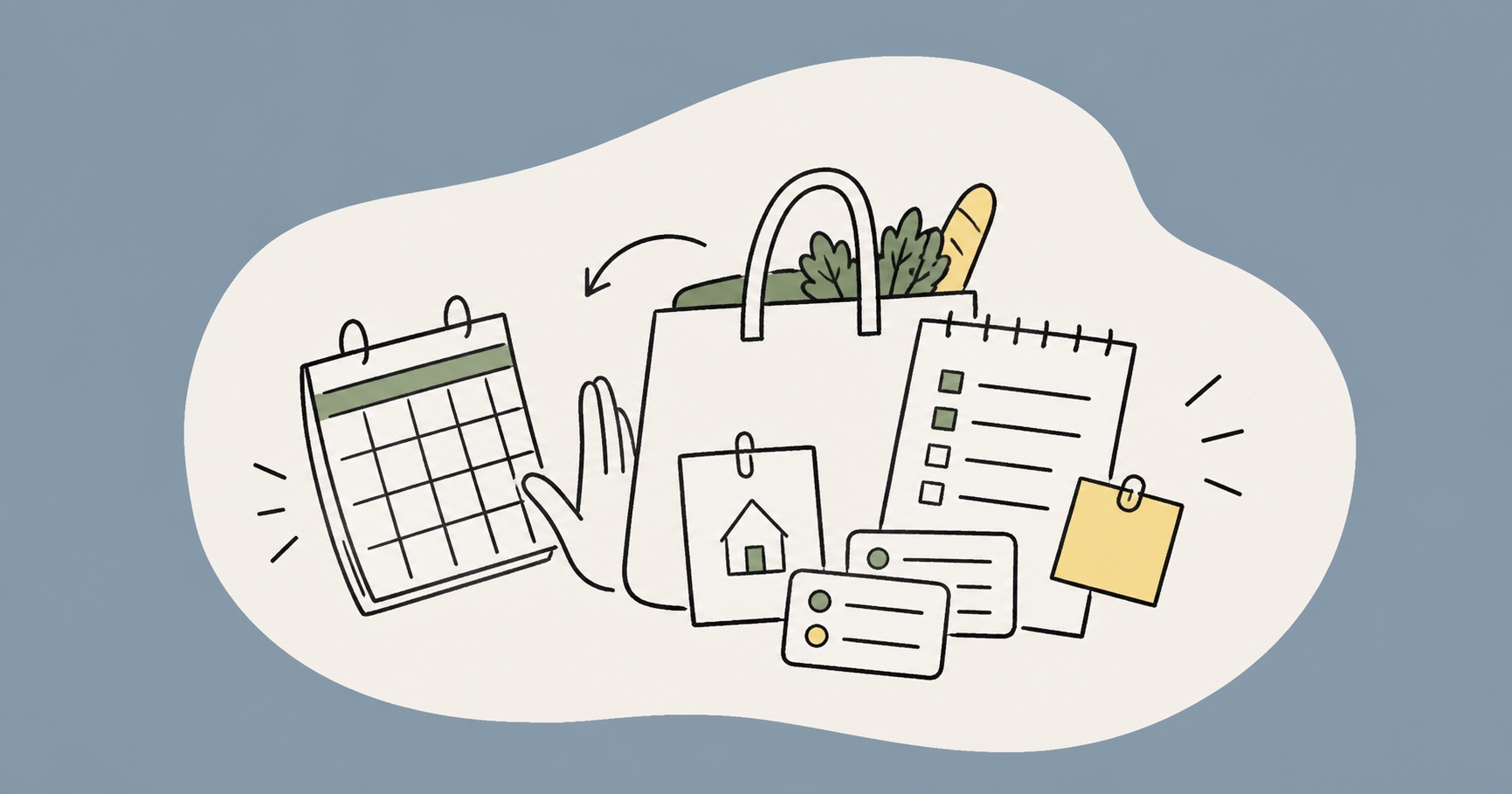 Editorial illustration for The Best Family Organizer App If You Do Not Need Another Calendar