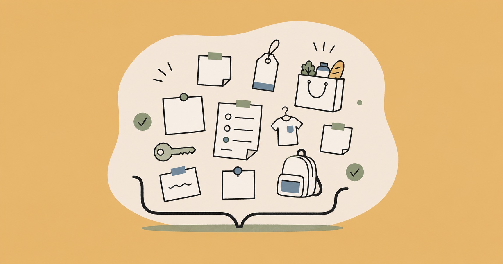 Editorial illustration for How to Share the Mental Load Without Becoming the Family Manager